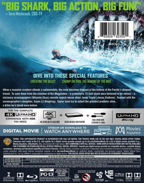 The Meg [4K Ultra HD Blu-ray]