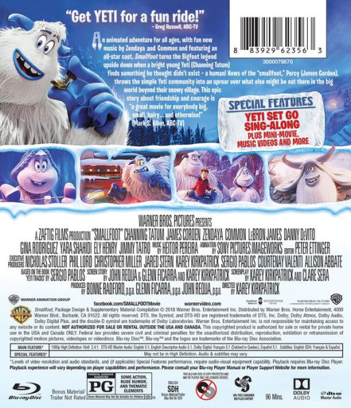 Smallfoot [Blu-ray]