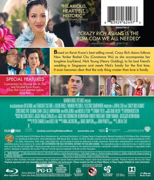 Crazy Rich Asians [Blu-ray]