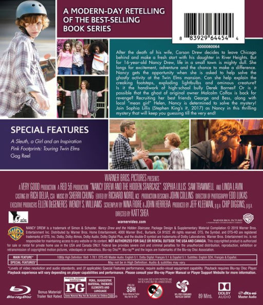 Nancy Drew and The Hidden Staircase [Blu-ray/DVD]