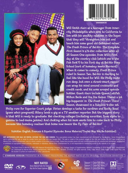 The Fresh Prince of Bel-Air: Seasons 1-3