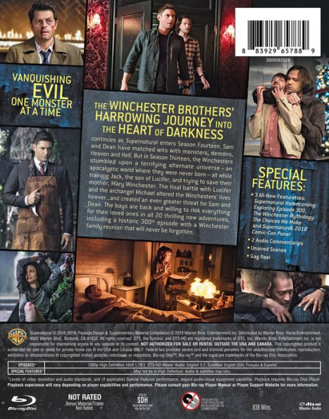 Supernatural: The Complete Fourteenth Season [Blu-ray]