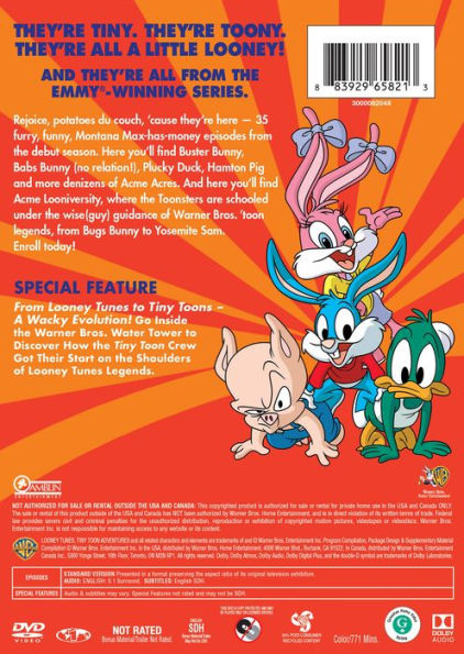 Steven Spielberg Presents Tiny Toon Adventures: Season 1 - Vol. 1 | DVD ...