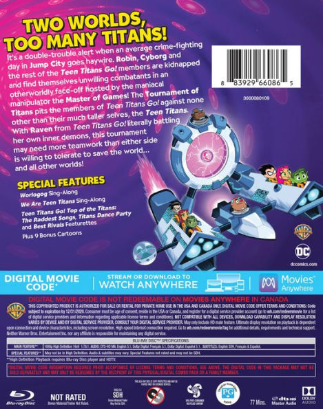 Teen Titans Go! Vs. Teen Titans [Blu-ray]