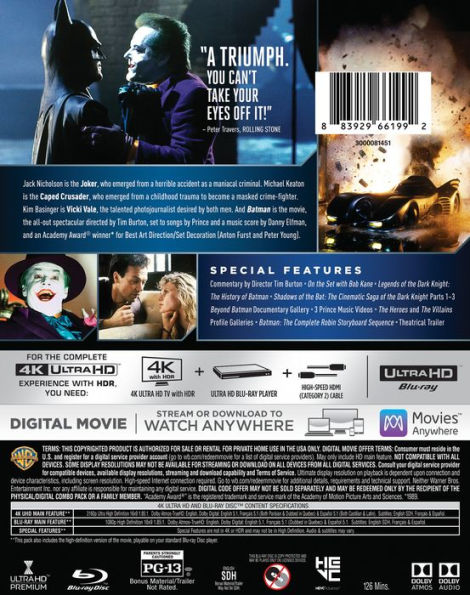 Batman [4K Ultra HD Blu-ray/Blu-ray]