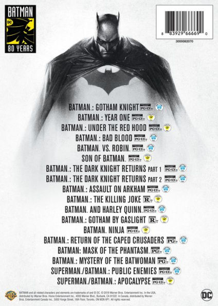 Batman: 80Th Anniversary Collection | DVD | Barnes & Noble®