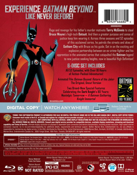 Batman Beyond: The Complete Series [Blu-ray] [6 Discs]