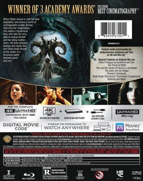 Pan's Labyrinth [4K Ultra HD Blu-ray]