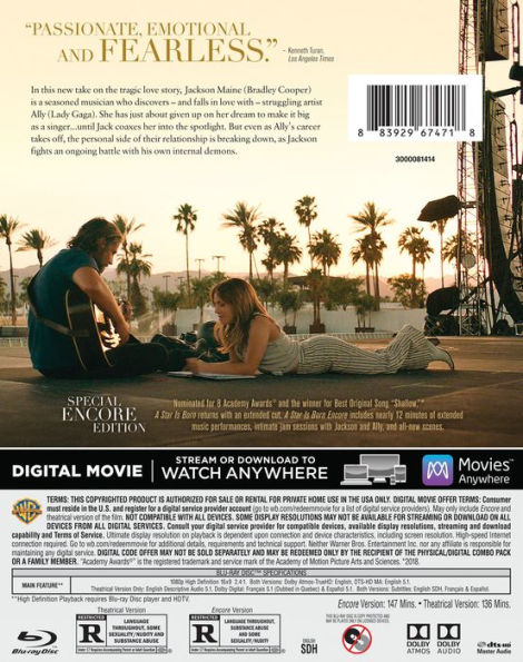 A Star Is Born: The Encore [Blu-ray]