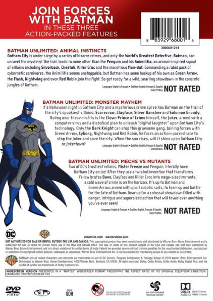 Batman Unlimited: Animal Instincts/Monster Mayhem/Mechs vs Mutants