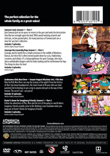  4 Kid Favorites Cartoon Network: Hall of Fame Vol. 2 : Various,  Various: Movies & TV