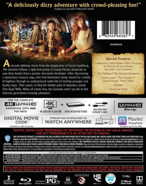 The Goonies [4K Ultra HD Blu-ray]