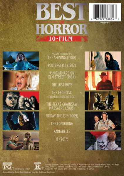 Best of Horror [10 Discs]