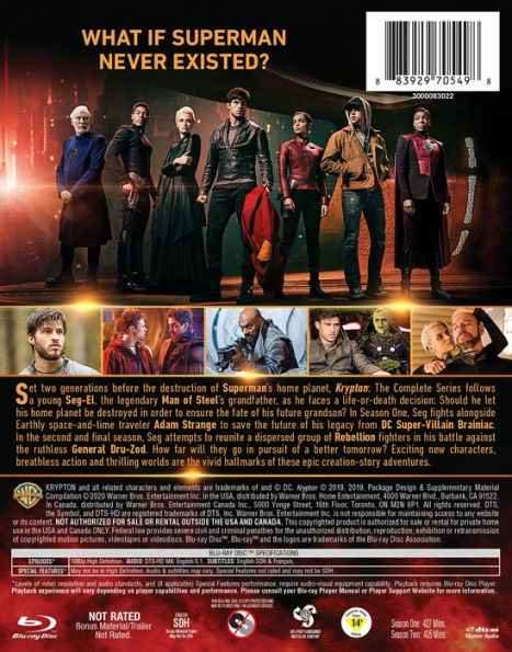Krypton: The Complete Series [Blu-ray]