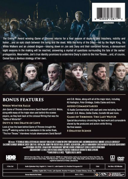 Game of Thrones: The Complete Eighth and Final Season