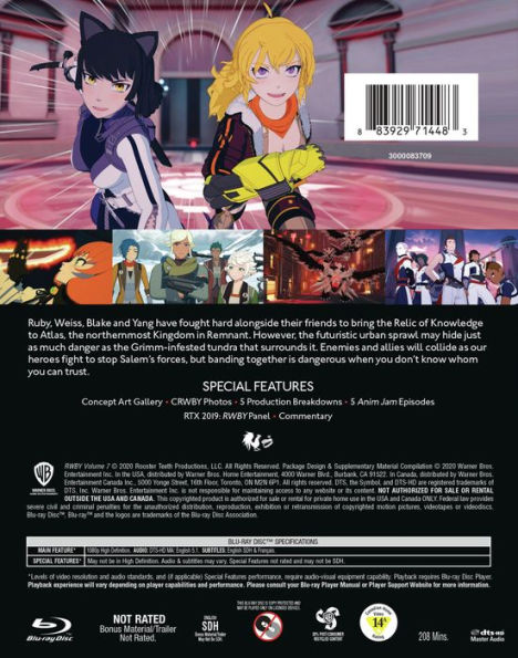 RWBY: Vol. 7 [Blu-ray]