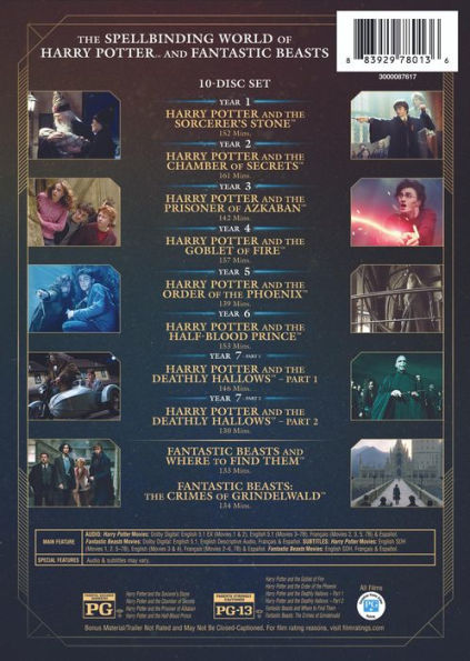 The Wizarding World: 10-Film Collection [20th Anniversary Edition]