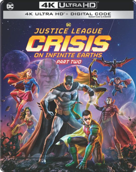 Justice League: Crisis on Infinite Earths - Part Two [SteelBook][Digital Copy][4K Ultra HD Blu-ray]