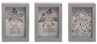 Title: Easter Framed Décor 3 Assorted (Styles Vary)