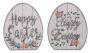 MDF Easter Egg Sign - Assorted