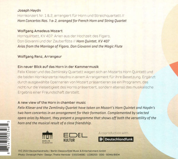 Mozart & Haydn for Horn & String Quartet