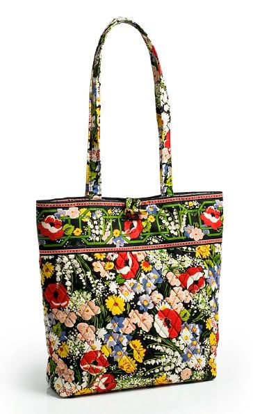 Vera Bradley Poppy Fields Fabric Book Tote (15