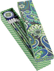 Title: Vera Bradley Rhythm & Blues Pencil Box - 10 Pencils and Sharpener, Author: Vera Bradley