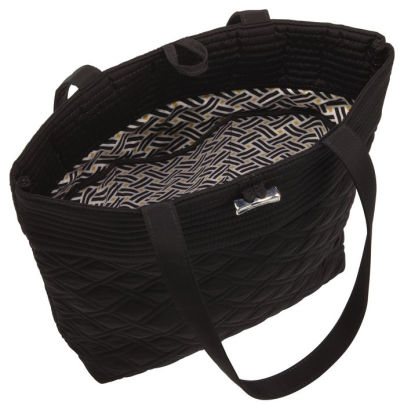 vera bradley black tote bag