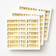 Title: Congratulations Cocktail Napkins