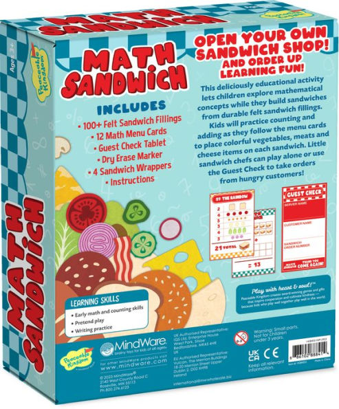 Math Sandwich by Peaceable Kingdom