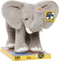 Title: Nat Geo Elephant plush hang tag in solid pack