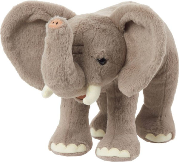 Nat Geo Elephant plush hang tag in solid pack