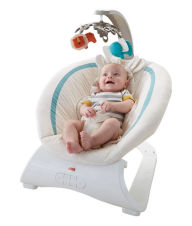 Title: Fisher-Price Deluxe Bouncer, Soothing Savanna