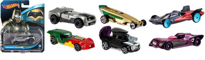 Hot Wheels DC Comic Character Car (Assorted, Styles Vary) by Mattel ...