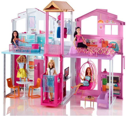 barbie 3 story townhouse