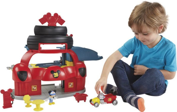 Mickey RR Garage Playset