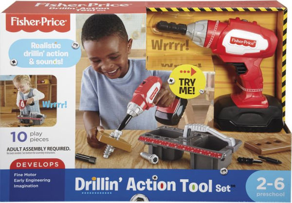 Fisher Price DRILLIN' ACTION TOOL SET