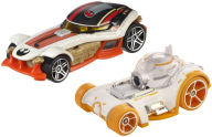 HOT WHEELS STAR WARS EP8 CHARACTER CAR 2-PACK AST