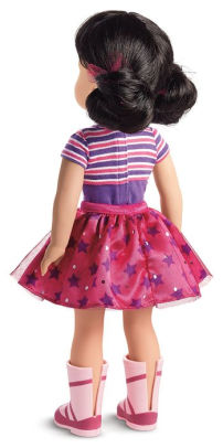 american girl welliewishers emerson doll & accessory set
