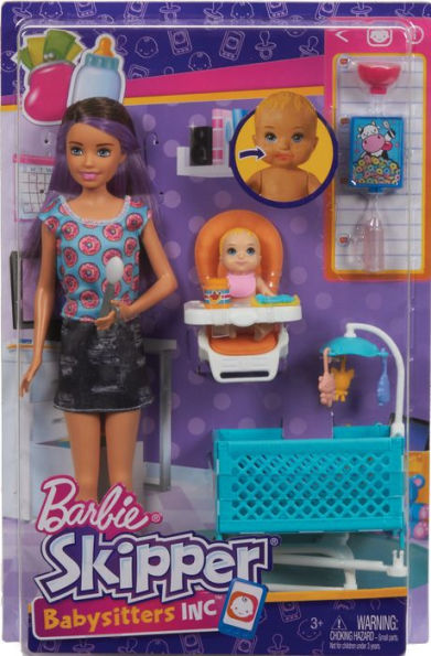 dutje ongebruikt donor Barbie Babysitter Playset (Assorted, Styles Vary) by Mattel | Barnes &  Noble®