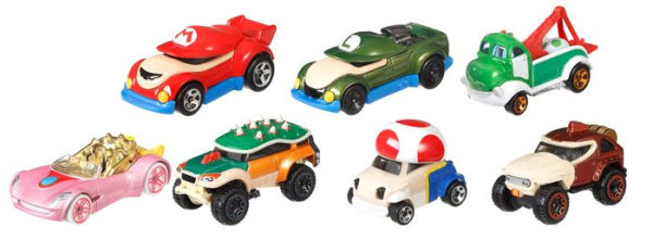 Hot Wheels Mario Bros Character Car Assorted