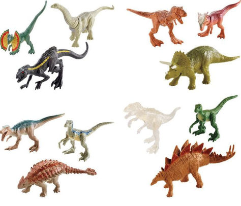 jurassic world mini dino 3 pack