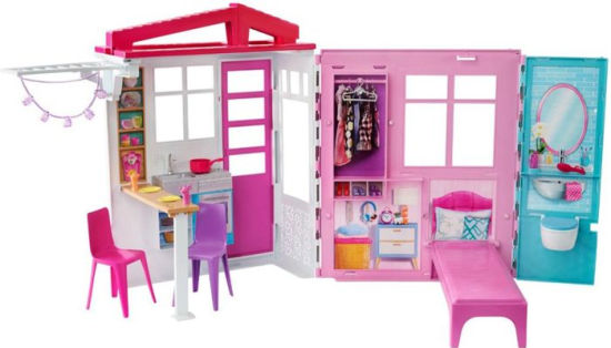 barbie setting house