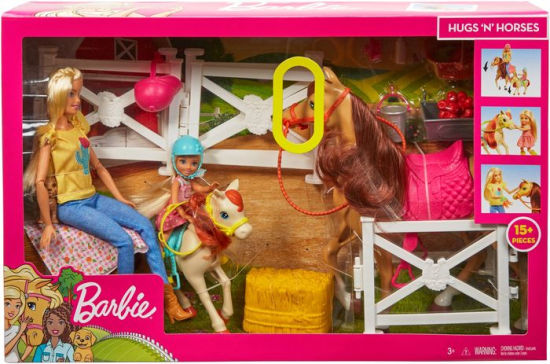 barbie doll horse set