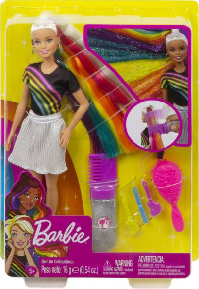 Barbie  Barbie Rainbow Sparkle Hair Demo Video 