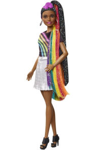 Title: Barbie Rainbow Sprinkle Hair Doll - African American