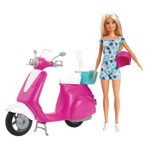 Barbie Doll and Scooter