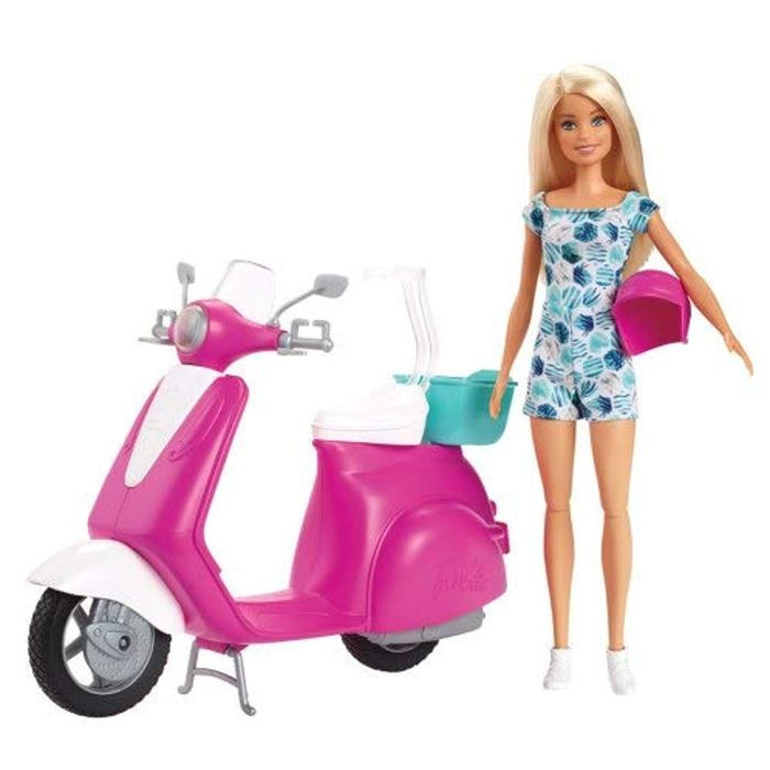 Barbie Doll and Scooter