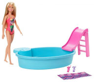 Title: Barbie Blonde Doll Pool Playset