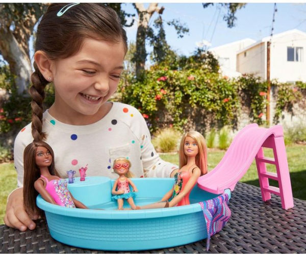 Barbie Blonde Doll Pool Playset by Mattel